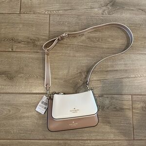 NWT Kate Spade Crossbody Duo Purse Toasted Hazelnut Multi